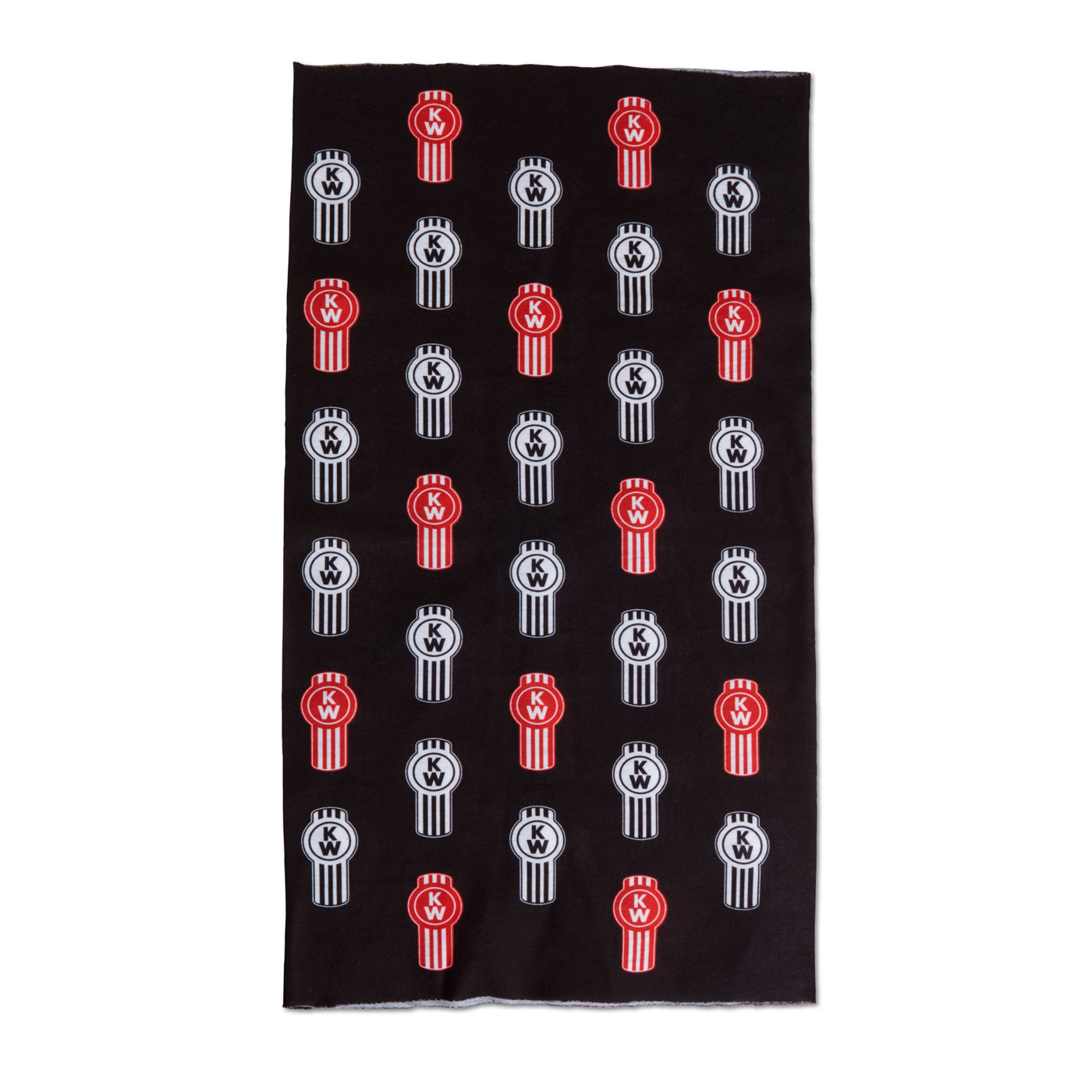 Neck Gaiter with Step-and-Repeat Bug