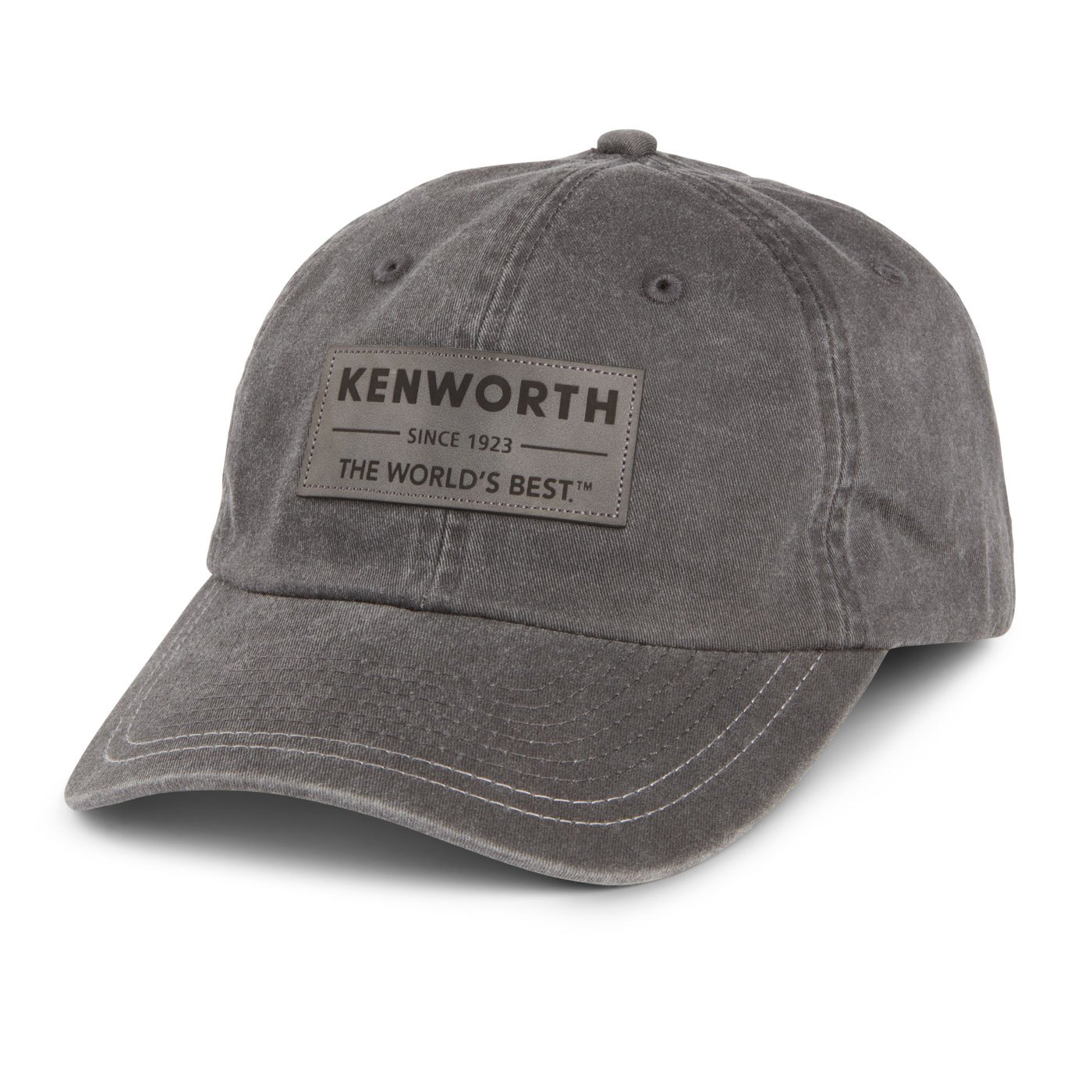 Pigment Wash Felt Patch Cap Grey