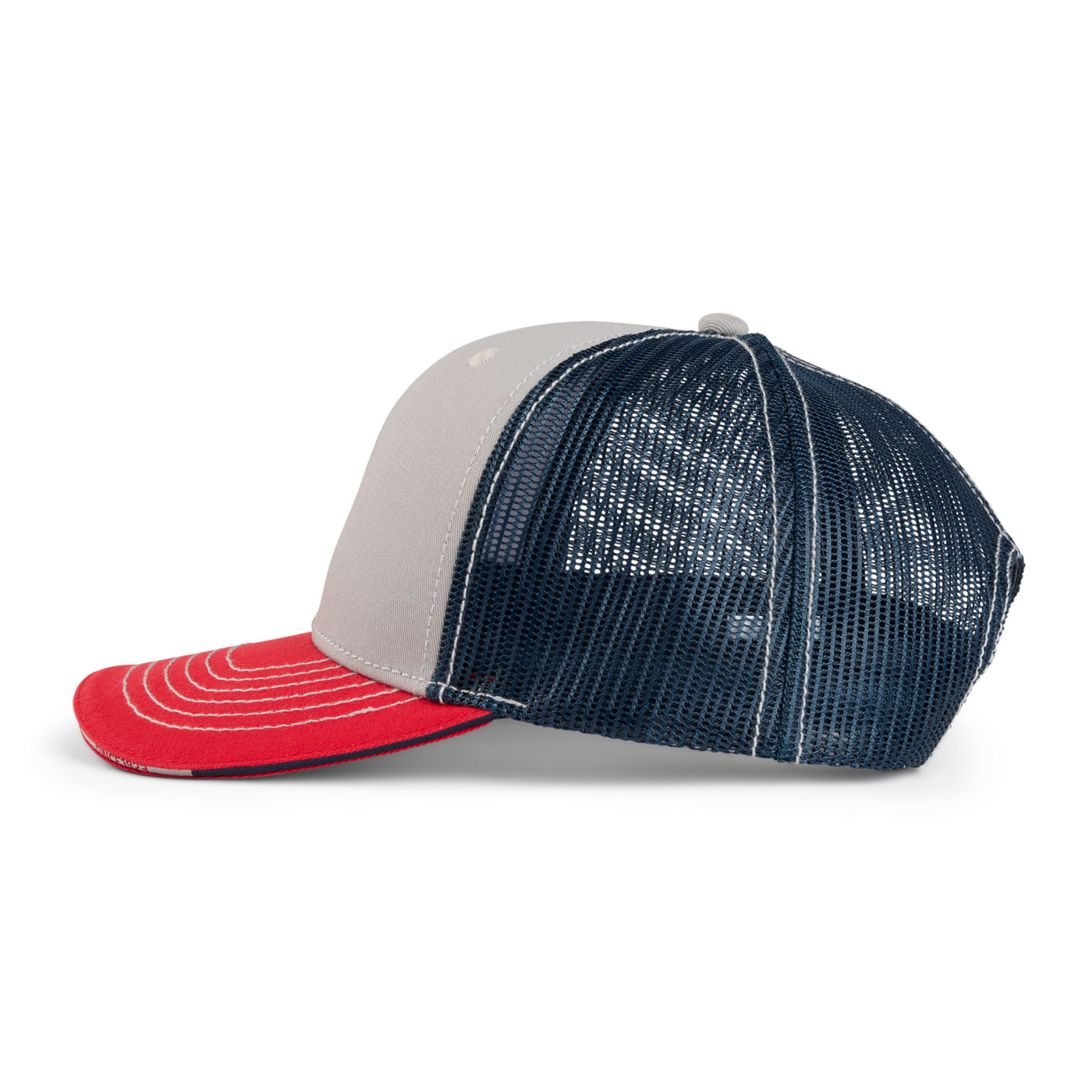 Vintage Offset Bug Tri Color Mesh Cap