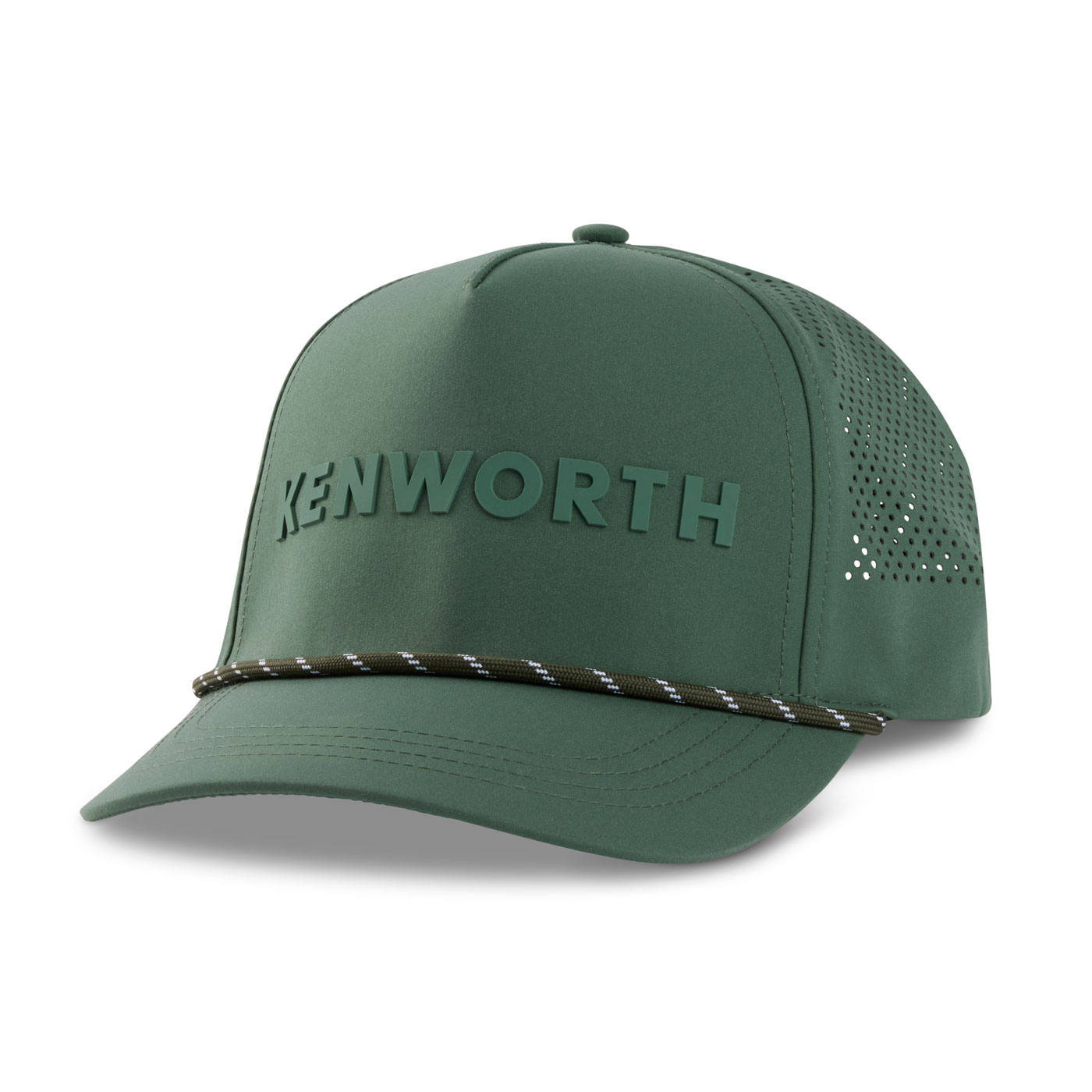 Green Tonal Performance Rope Cap