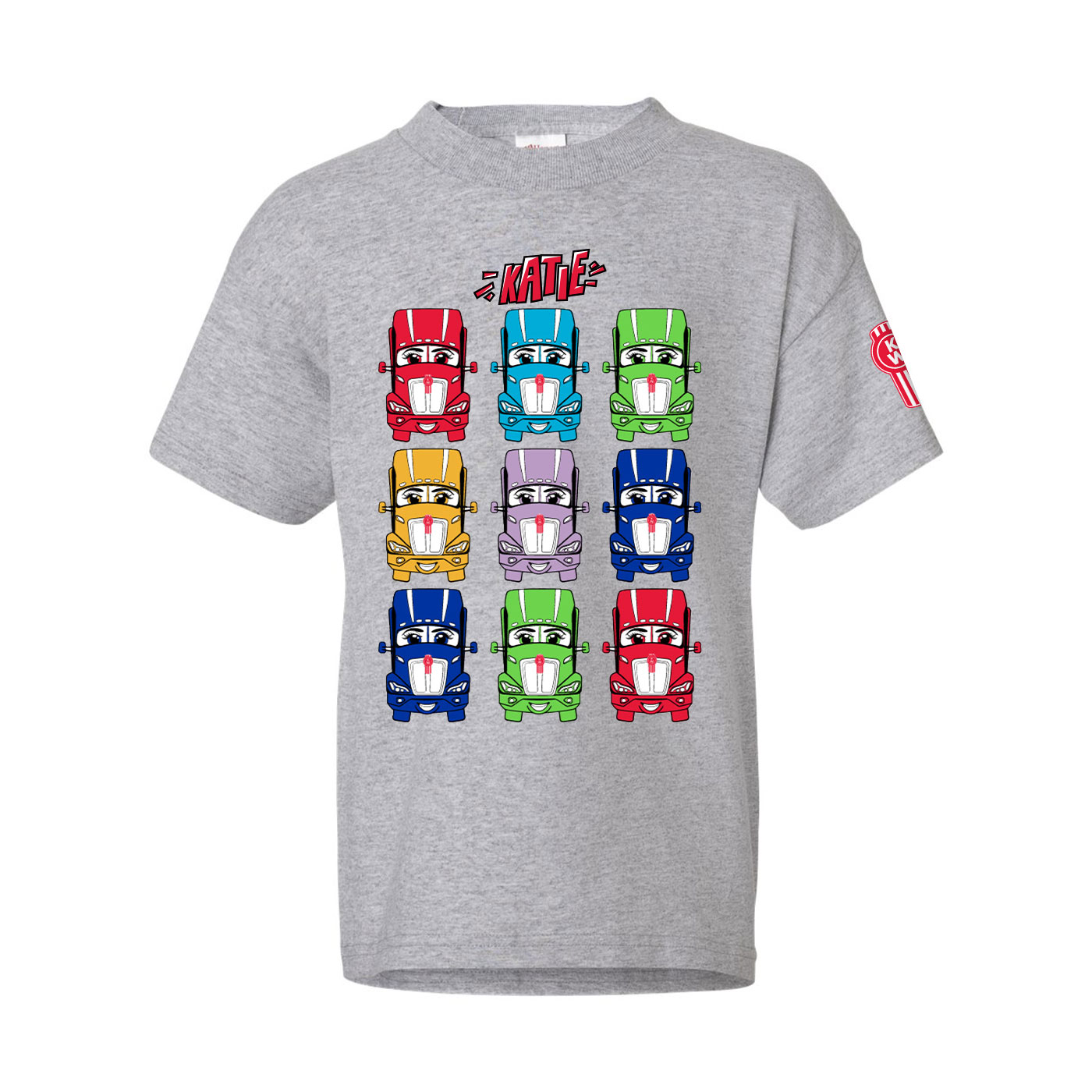 Grey Youth Katie Hero Graphic Tee Image