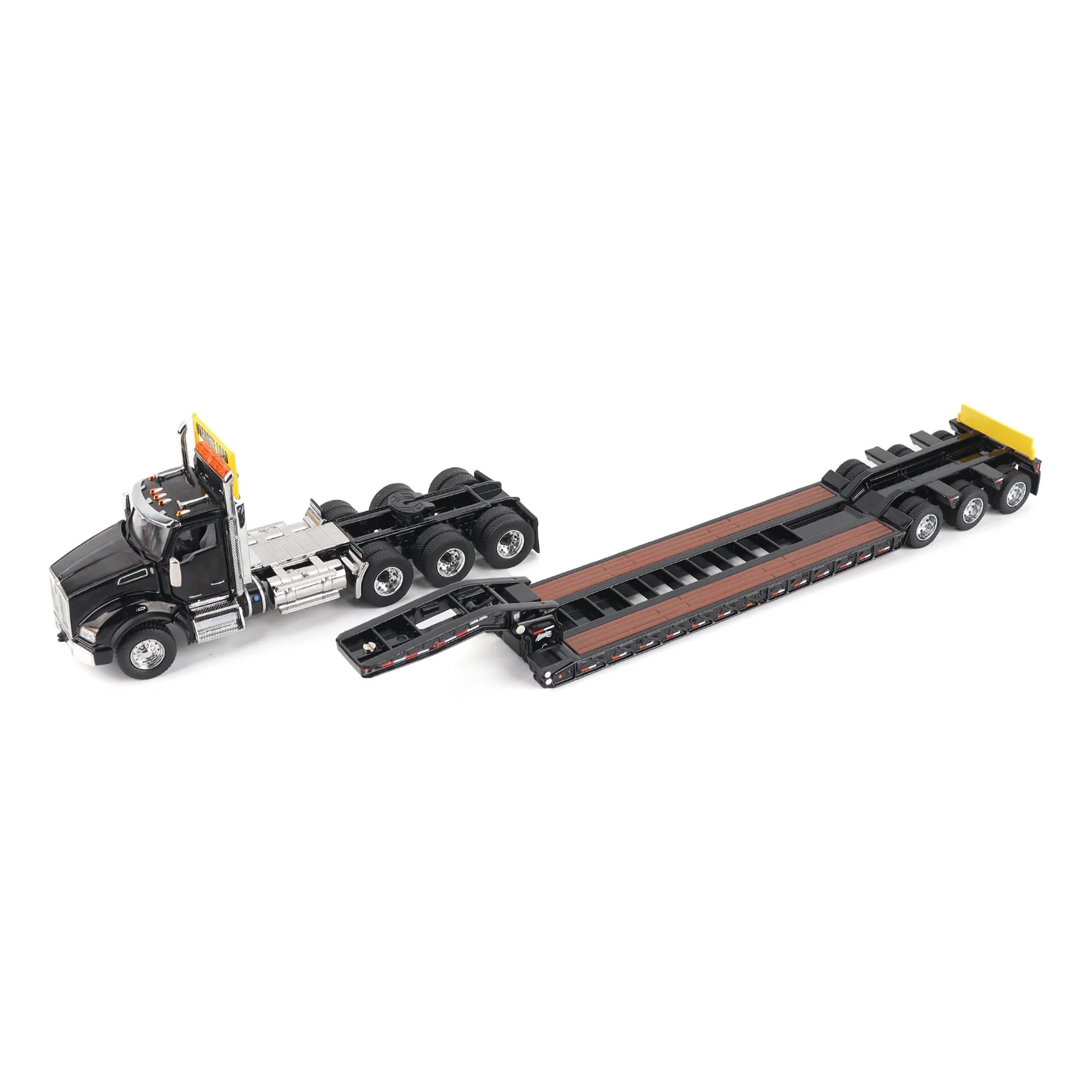 1:50 Scale T880 Day Cab Tridem Tractor with Trail King Trailer image