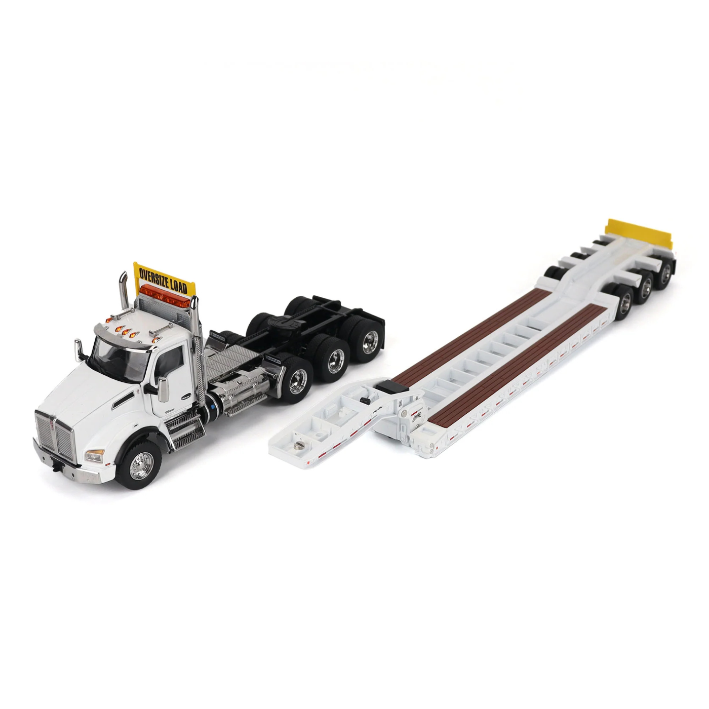 1:50 Scale T880 Day Cab Tridem Tractor with Trail King Trailer image