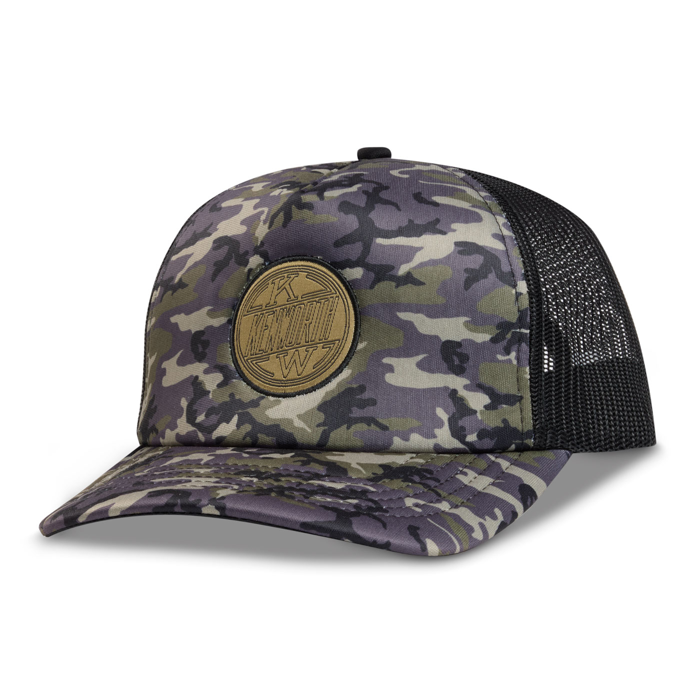 Tonal Round Logo Patch Camo Cap