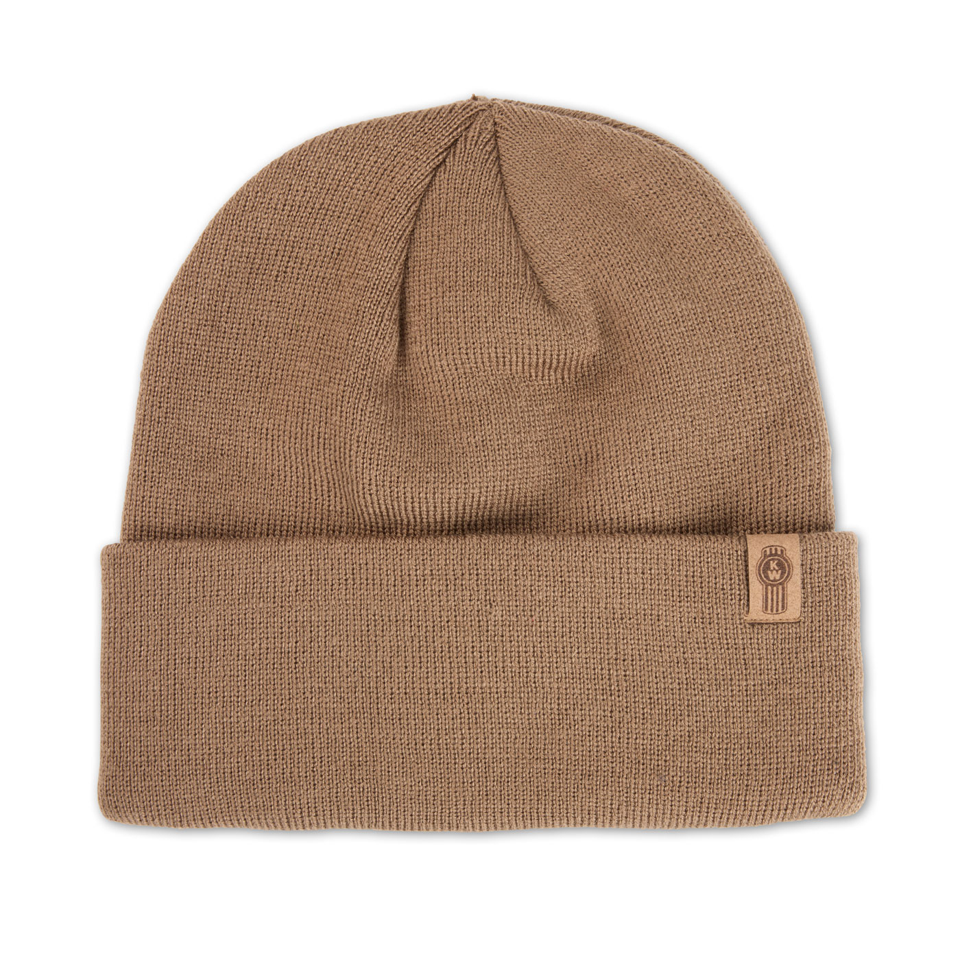 Tonal American Flag Suede Patch Beanie