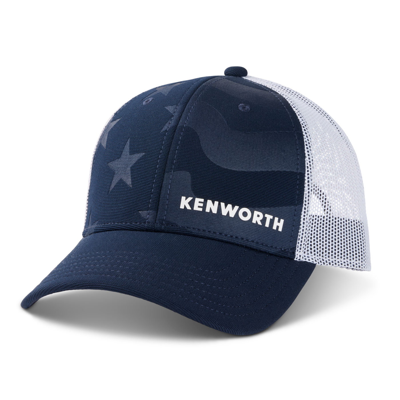 Product Images Two-Tone Flag Wordmark Mesh Cap