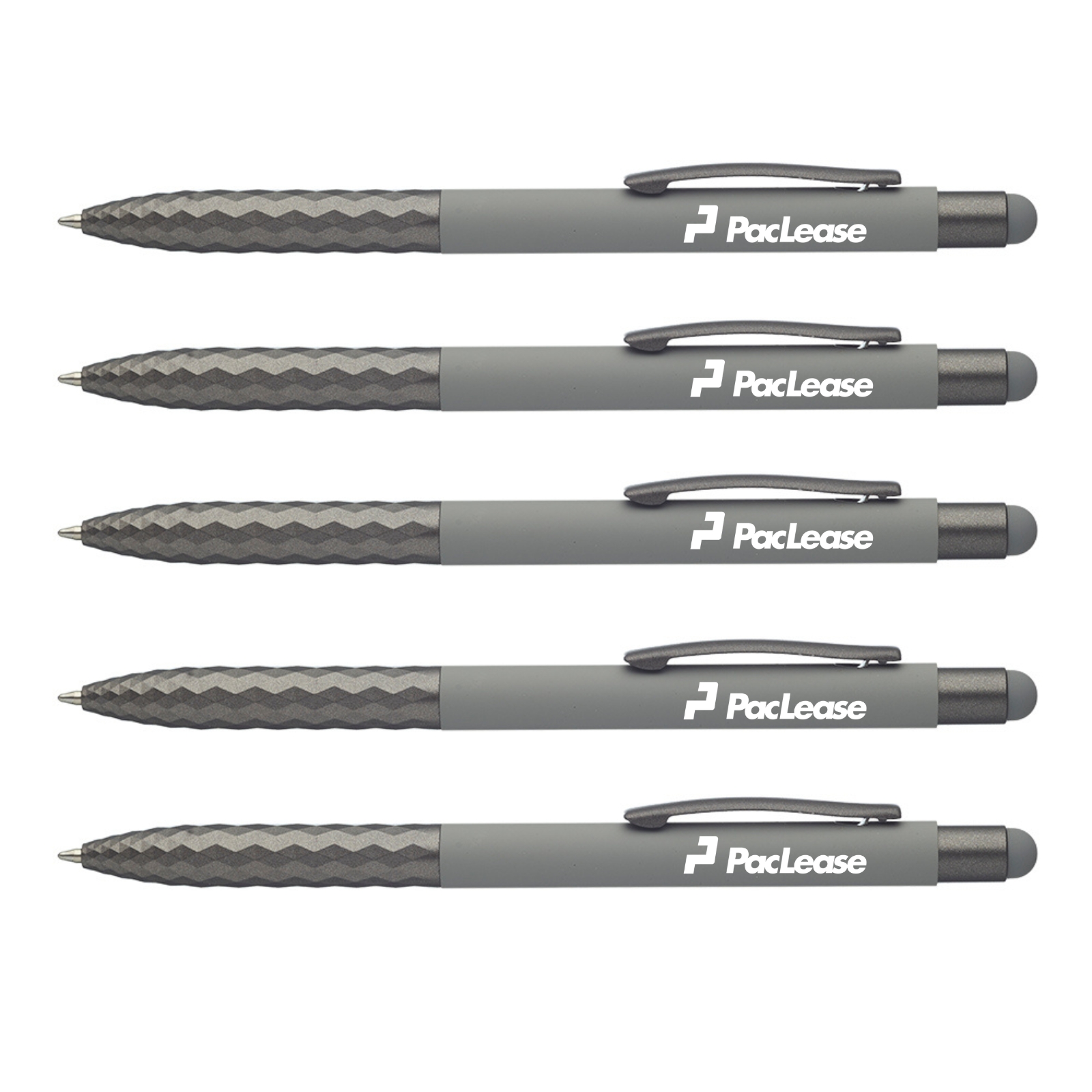 PacLease Aluminum Ballpoint Stylus Pen - Set of 5