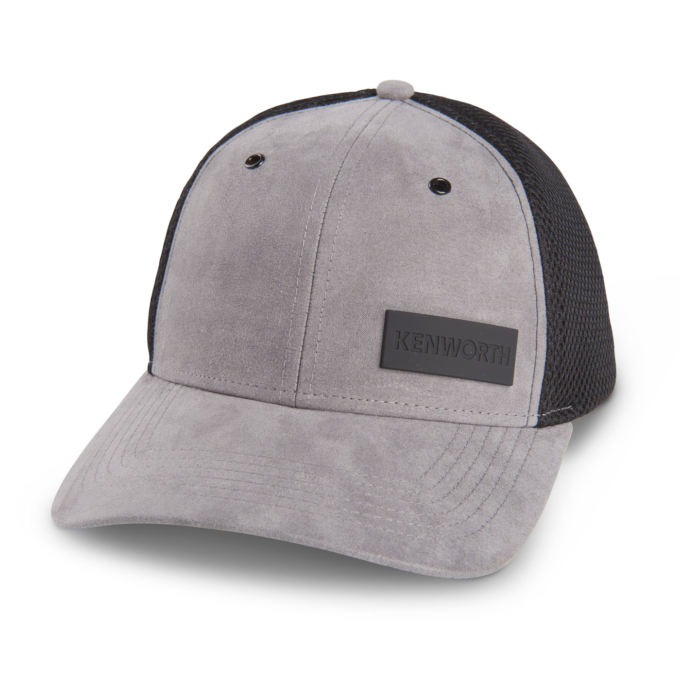 Faux Suede Foam Mesh Structured Cap OS