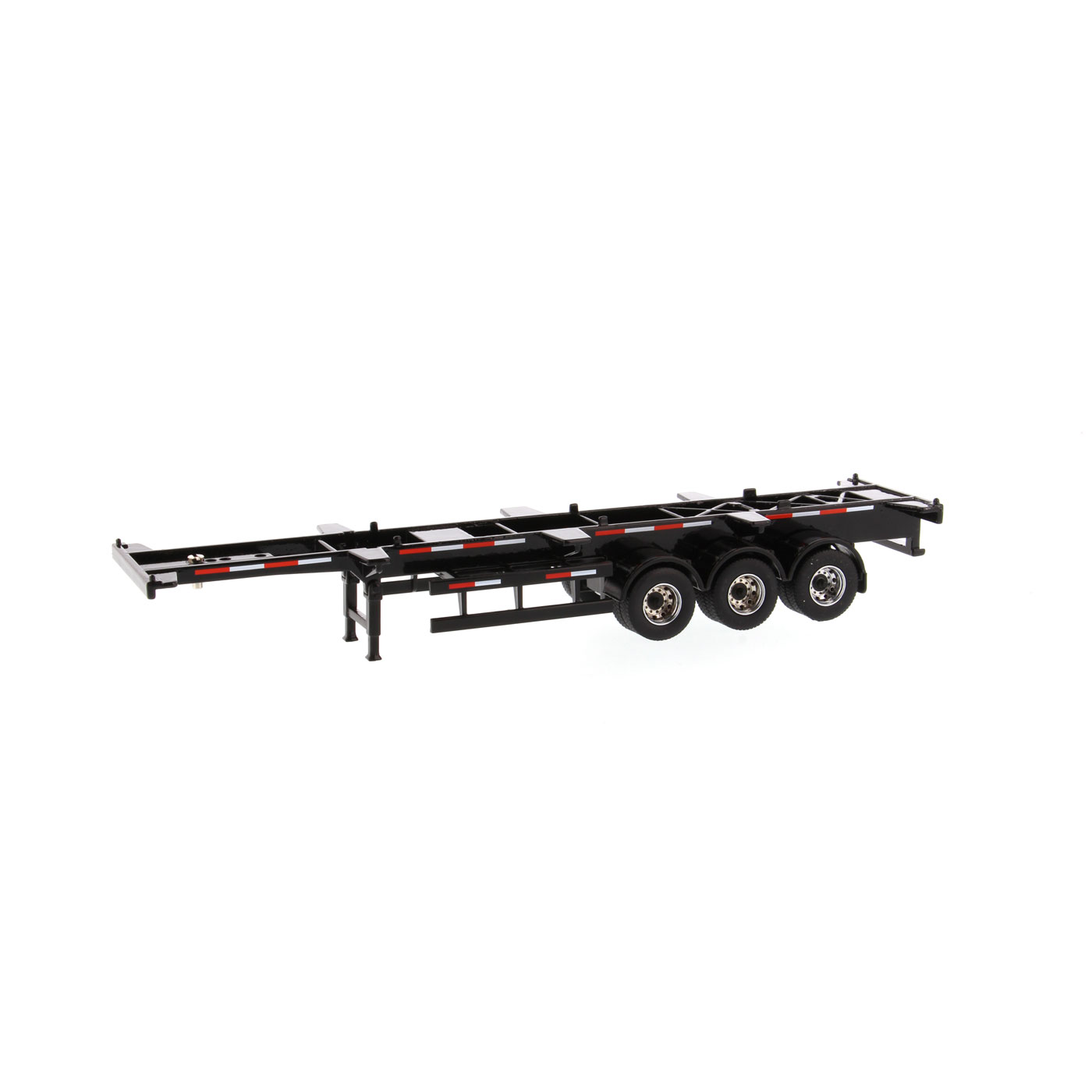 1:50 Scale 40 Ft Skeleton Trailer - Black