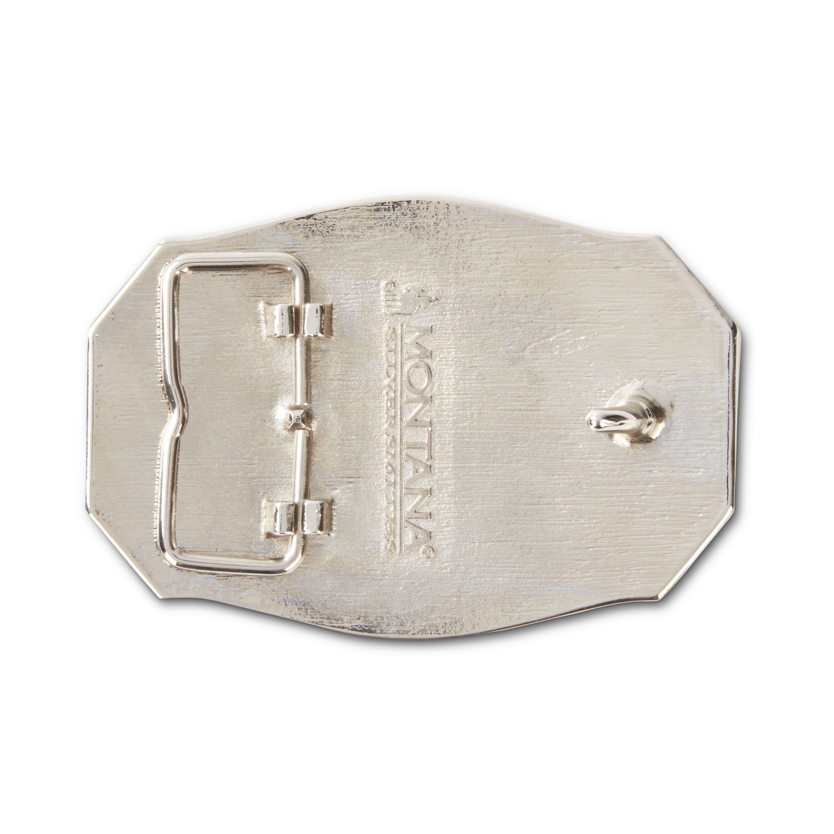Image of Silver Montana Silversmiths Bug Belt Buckle