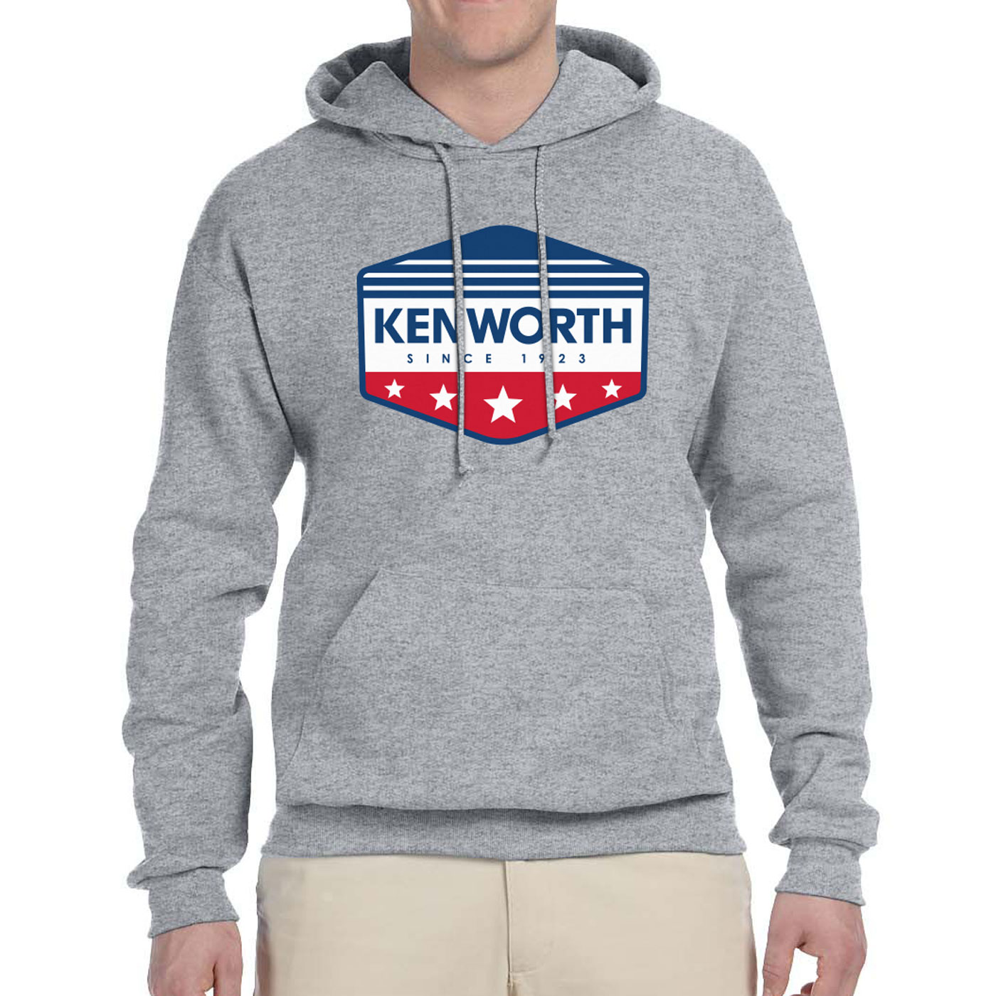 Fleece Pullover Hoodie – Gray