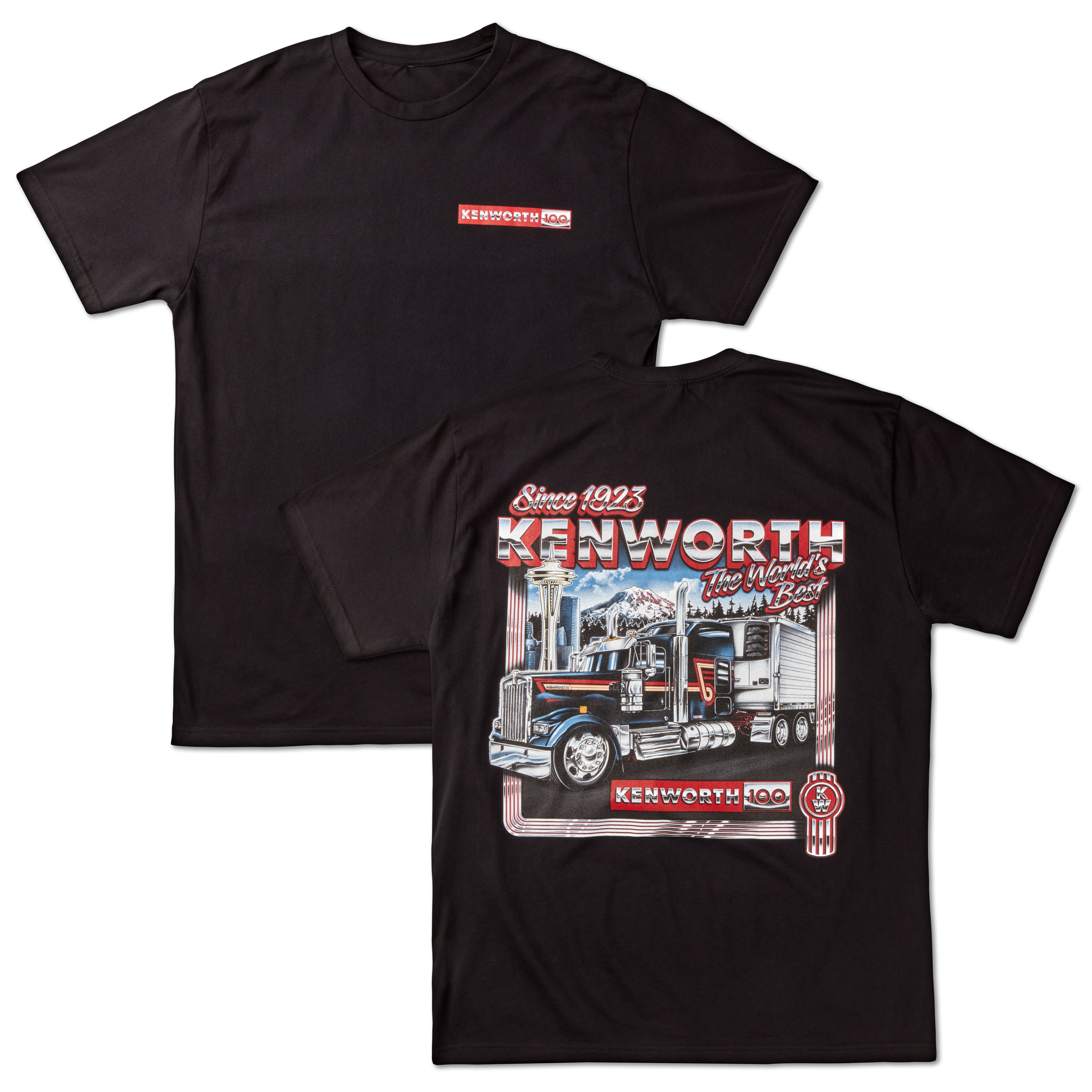 Front facing view of Seattle W900L Tee Black