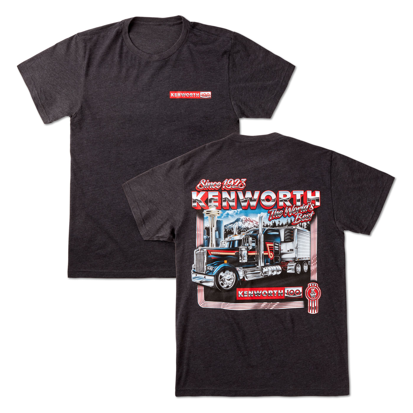 Front facing view of Seattle W900L Tee Charcoal