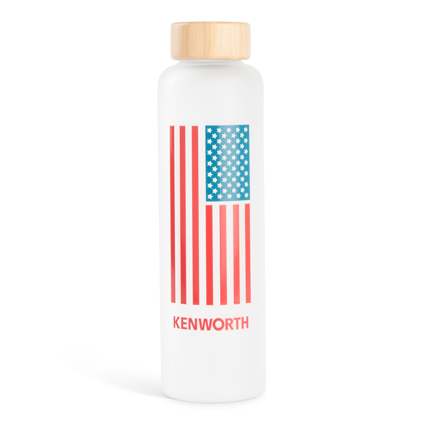Americana Glass Water Bottle