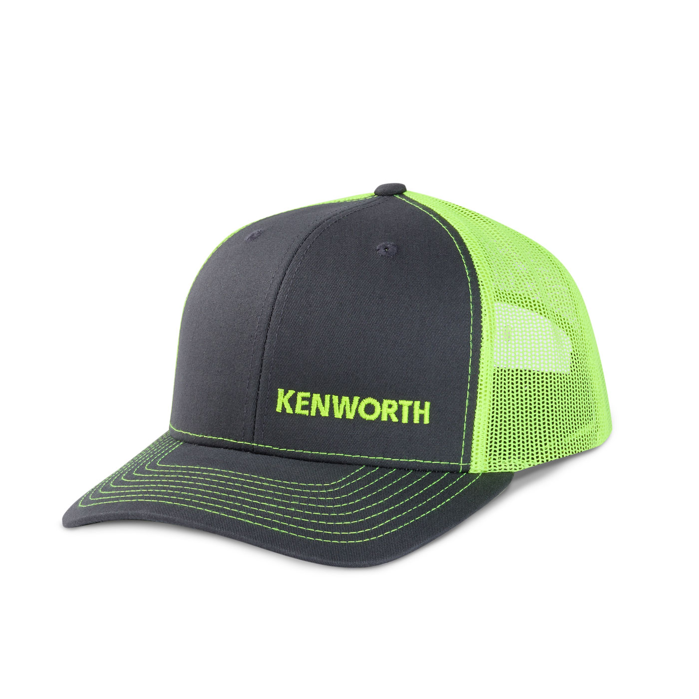 Richardson Split Mesh Cap - Neon Green primary image